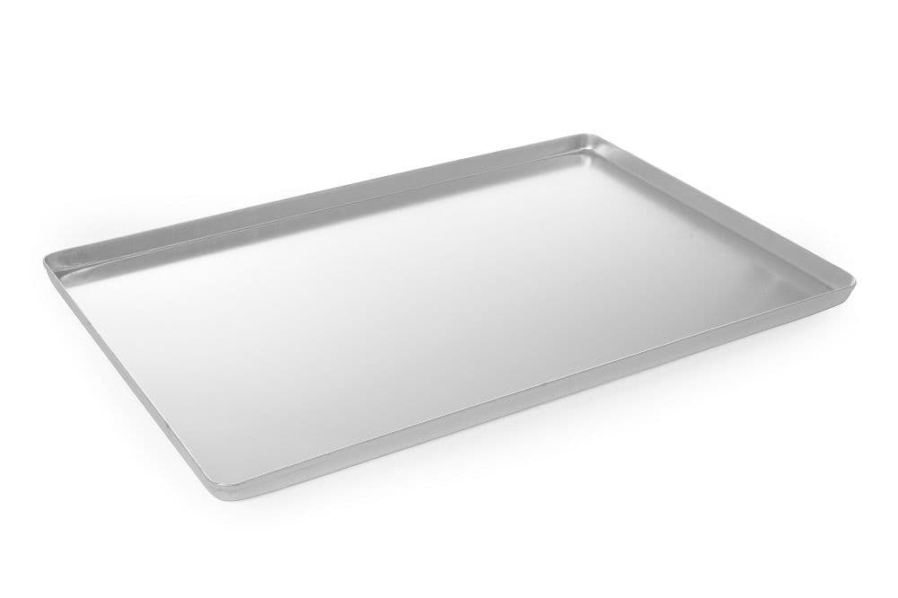 Taca cukiernicza ekspozycyjna, HENDI, srebrny, 300x200x(H)20mm