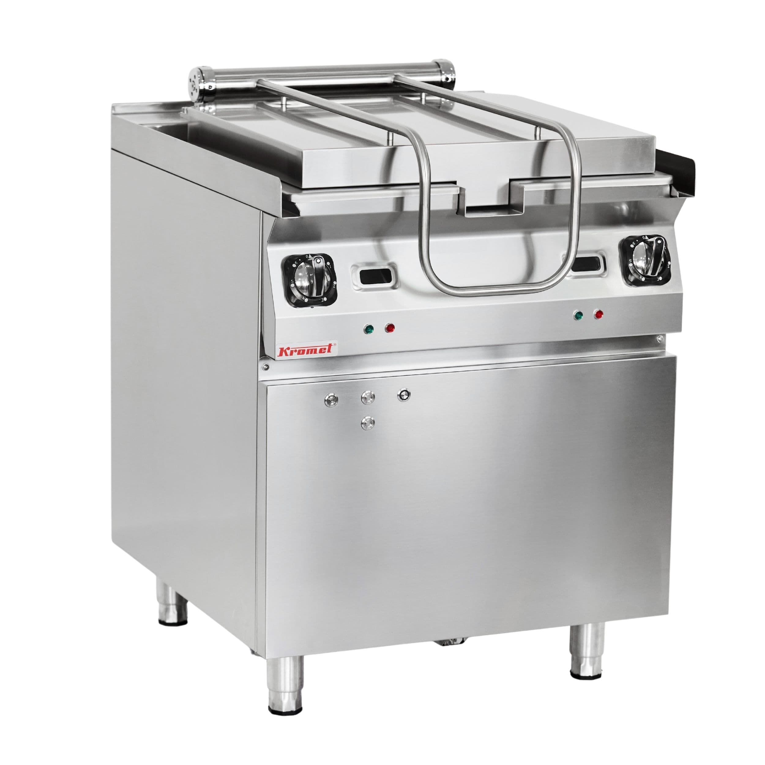  Patelnia indukcyjna /nierdzewna/ przechył misy mechaniczny 50l 10kW 