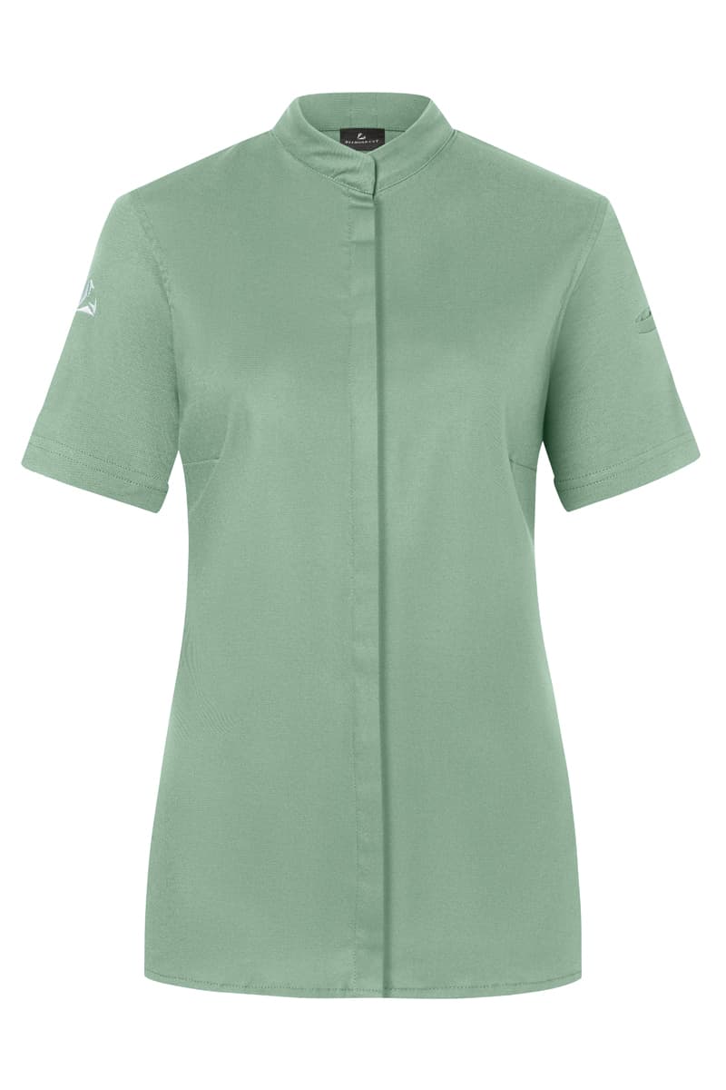  Bluza kucharska damska z krótkim rękawem DIAMOND CUT® Avantgarde DCJF 9/69/44 kolor pastelowa zieleń 