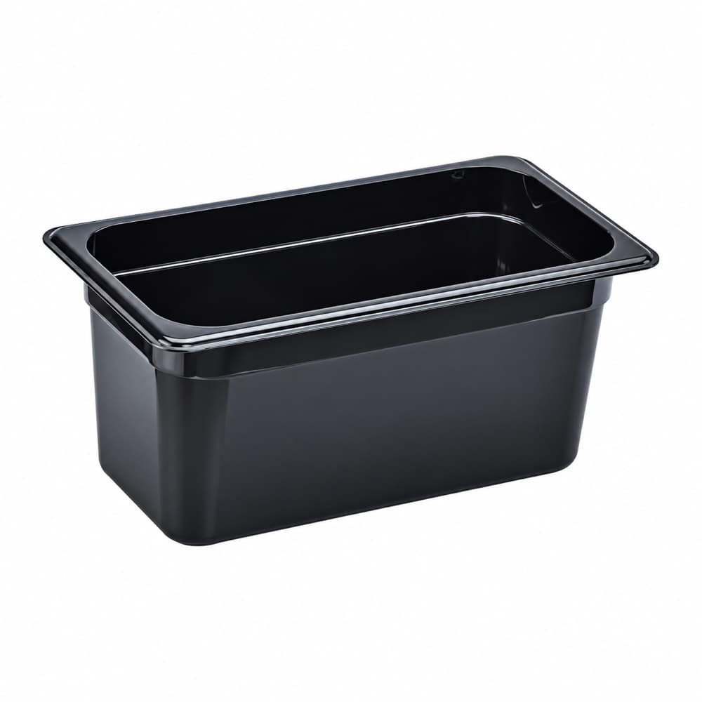 Pojemnik z polipropylenu czarny GN 1/3 H 150 mm