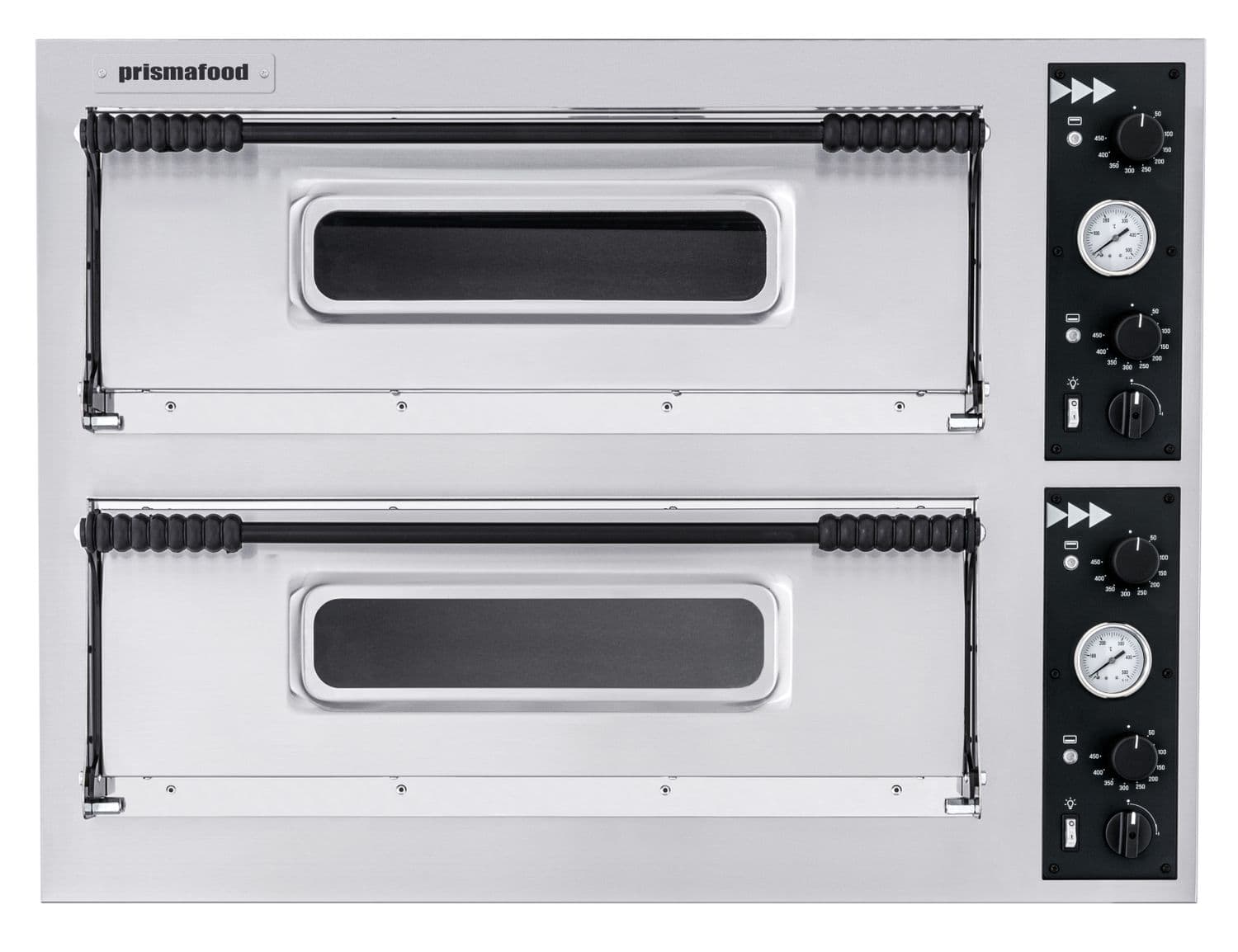 Piec do pizzy Basic Slim, Prismafood, 2 komory, 400V/12000W, 1305x600x(H)745mm