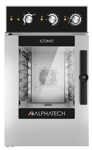 Piec konwekcyjno-parowy ICCM026E | 6x GN 2/3 | ICON51 Alphatech by Lainox | sterowanie manualne