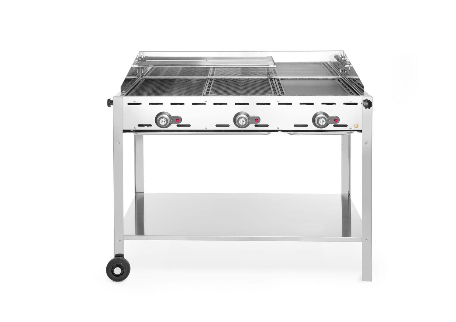Grill Green Fire 3-palnikowy, HENDI, Profi Line, 17,4kW, 1078x612x(H)825mm