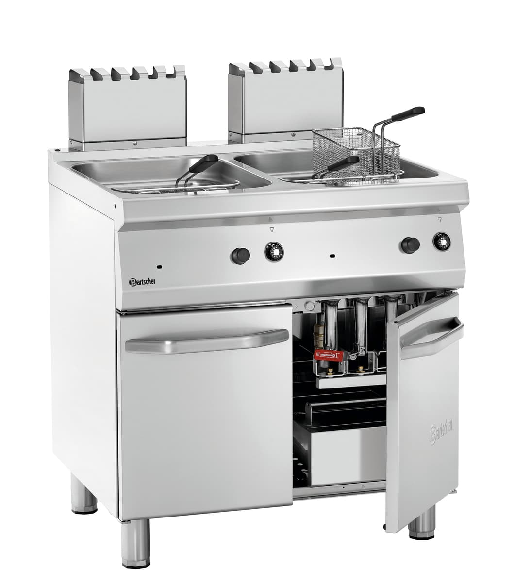 Frytownica gaz. 700 szer. 800 2x15L