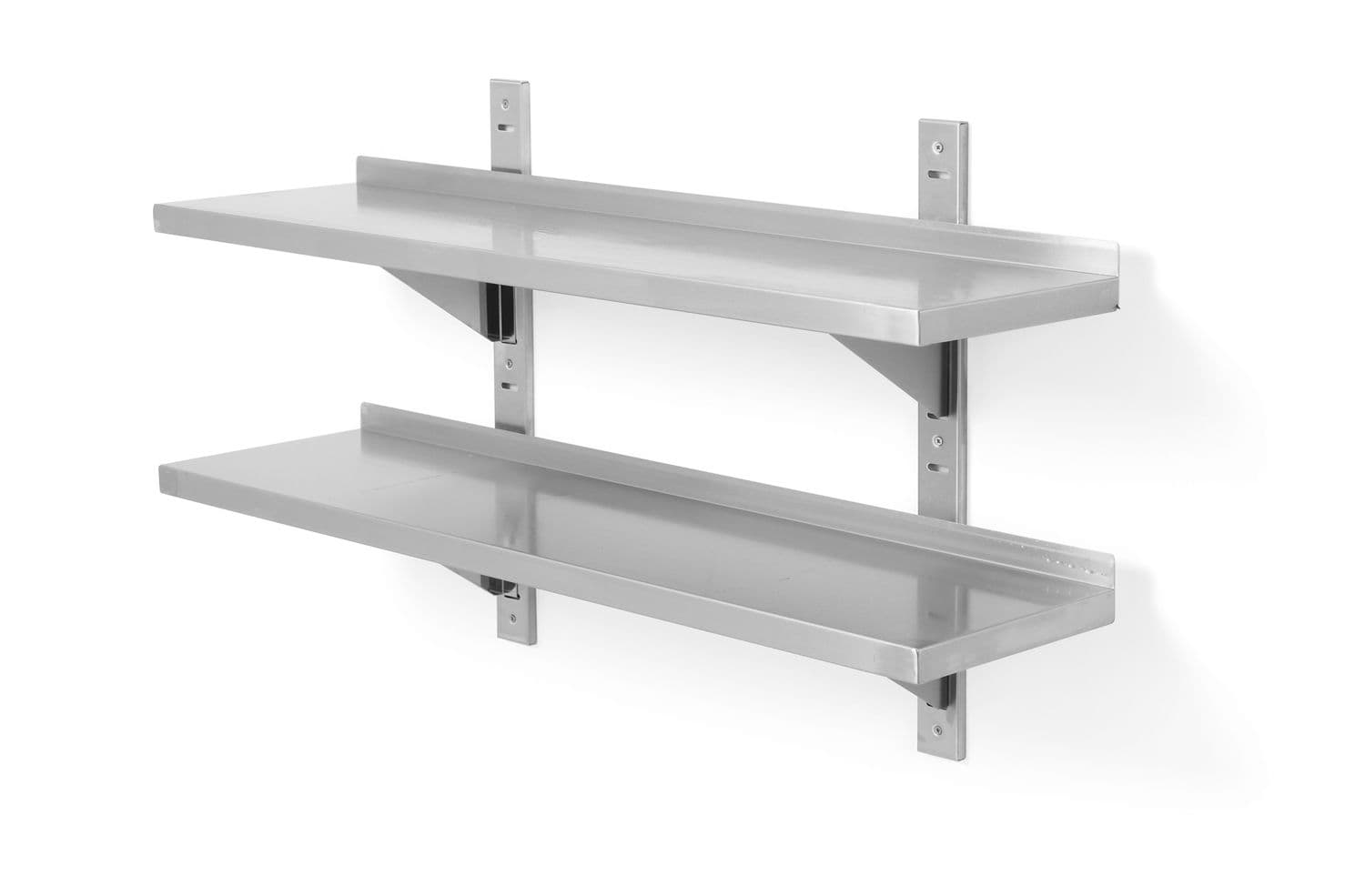 Półka wisząca przestawna, podwójna, z 2 konsolami, HENDI, 1000x300x(H)600mm