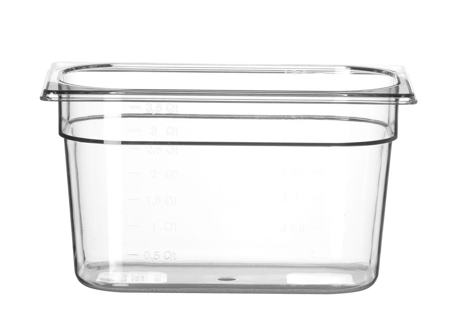 Pojemnik GN 1/4 COOL, HENDI, COOL, GN 1/4, 4,8L, transparentny, 265x163x(H)200mm