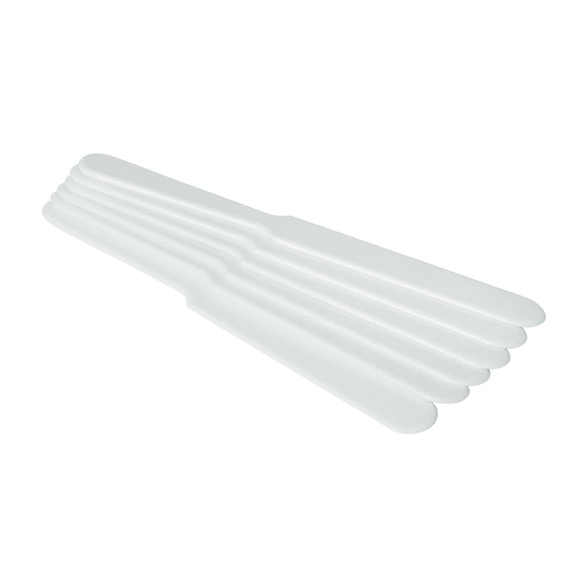 Szpatuła do zbierania piany z piwa, BarUp, biały, 6 szt., 235x26mm