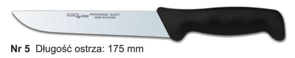  Nóż rzeźniczy POLKARS nr 05 – 175 mm 