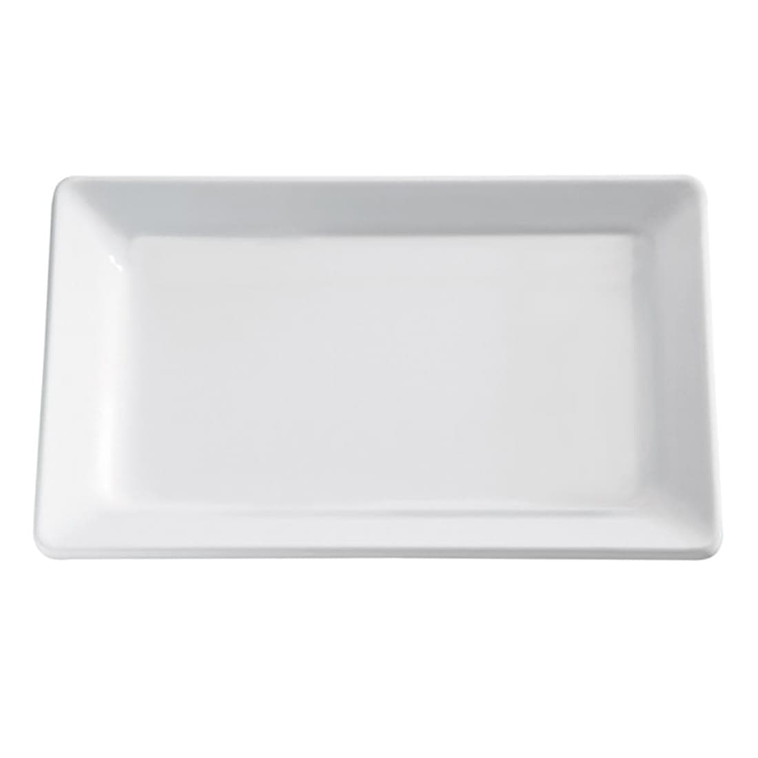 PURE taca biała z melaminy 30x21x3cm prostokątna