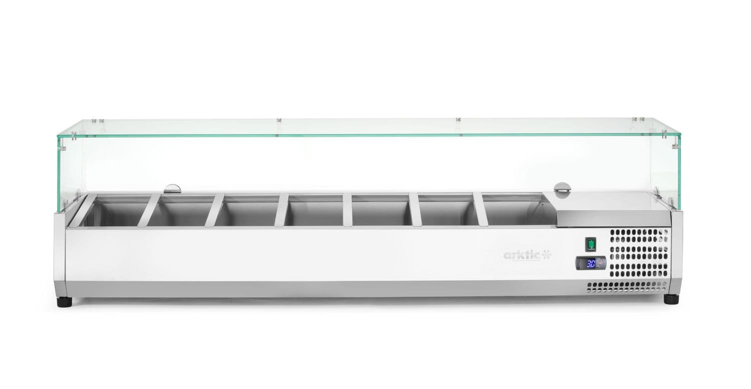 Nadstawa chłodnicza GN 1/3, Arktic, 7x GN 1/3, GN 1/3, 42L, 230V/180W, 420x1605x(H)460mm