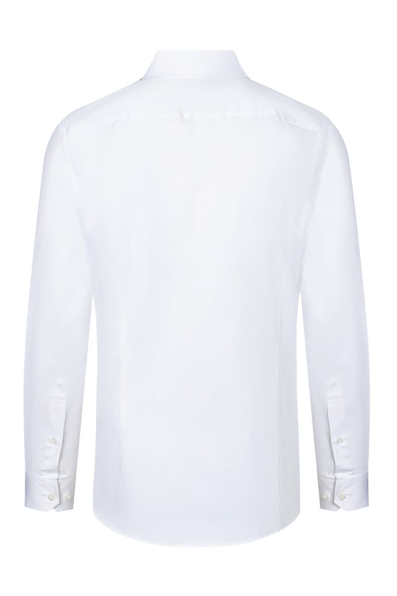  Koszula męska z długim rękawem Active-Stretch w kroju Modern-Fit BM 12/3/3XL kolor biały 