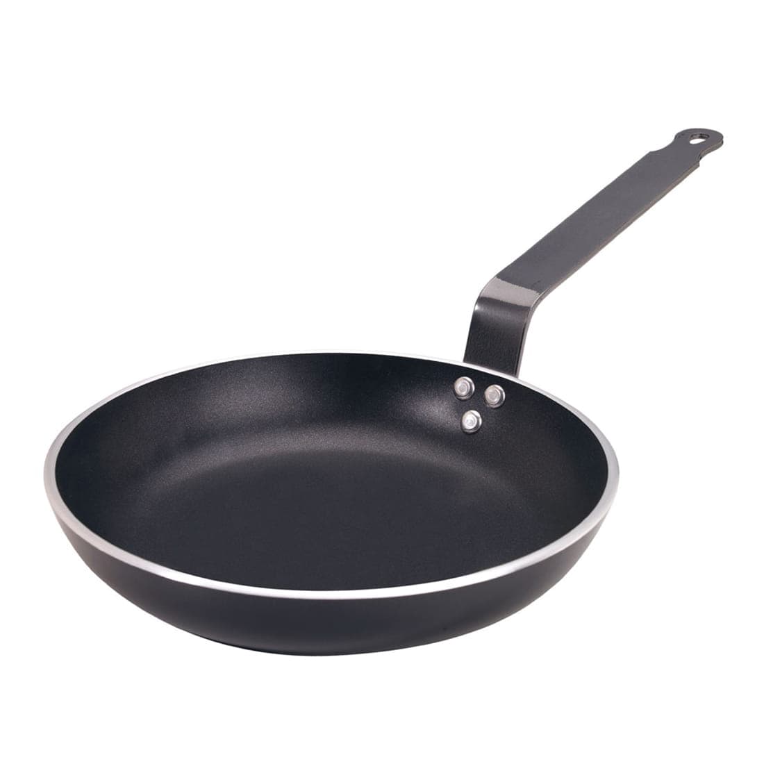AL BLACK Patelnia aluminiowa z płaską rączką 5 mm, Ø40 cm