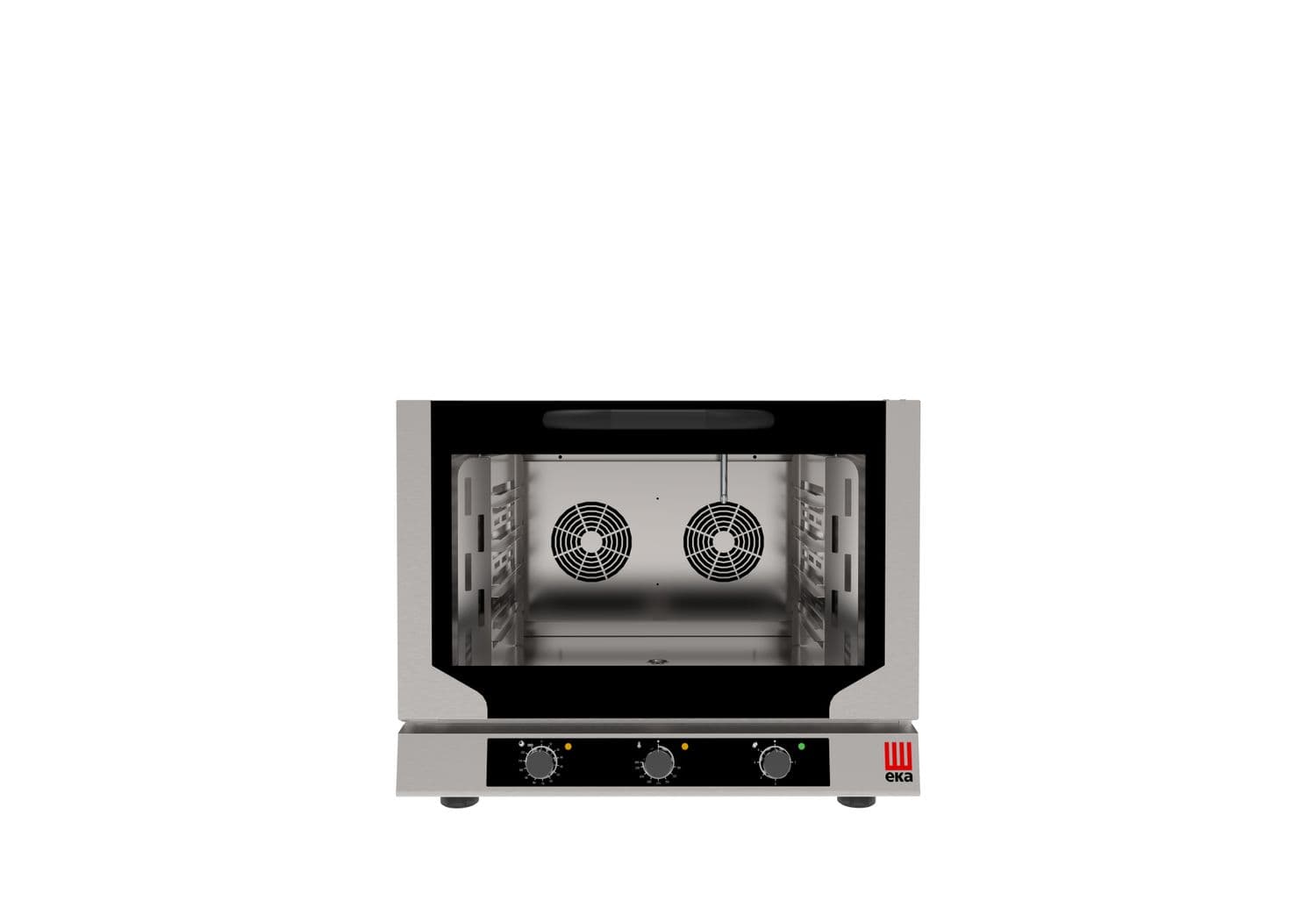 Piec konwekcyjny z nawilżaniem Evolution Next 4x 530x325 mm GN1/1, elektryczny, sterowany elektromechanicznie, Tecnoeka, GN 1/1, 400V/6400W, 784x752x(H)634mm