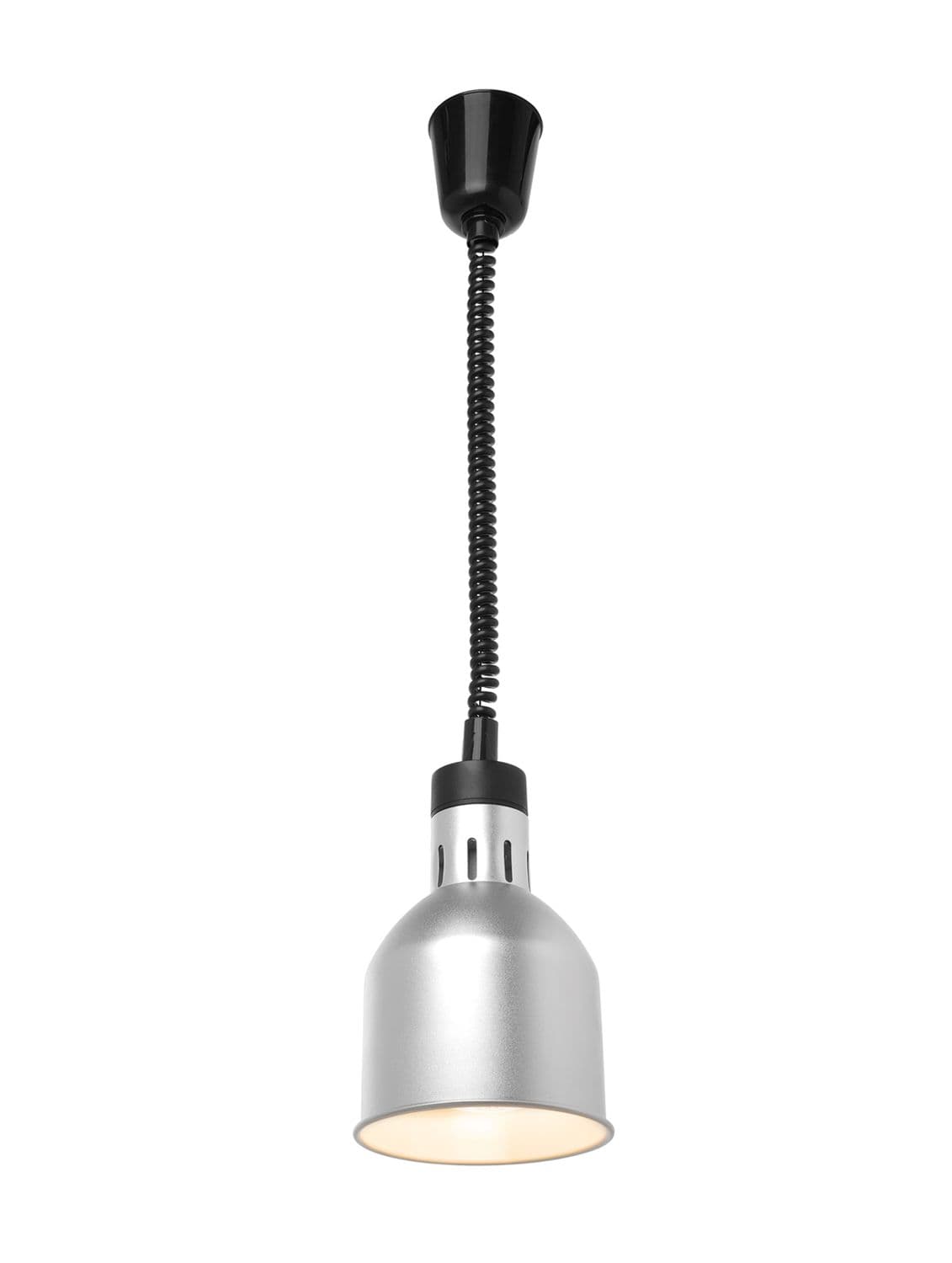 Lampa do podgrzewania potraw wisząca, cylindryczna, HENDI, srebrny, 230V/375W, ⌀175x(H)250mm