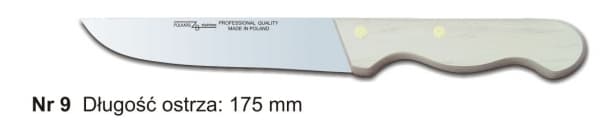  Nóż rzeźniczy POLKARS nr 09 – 175 mm 