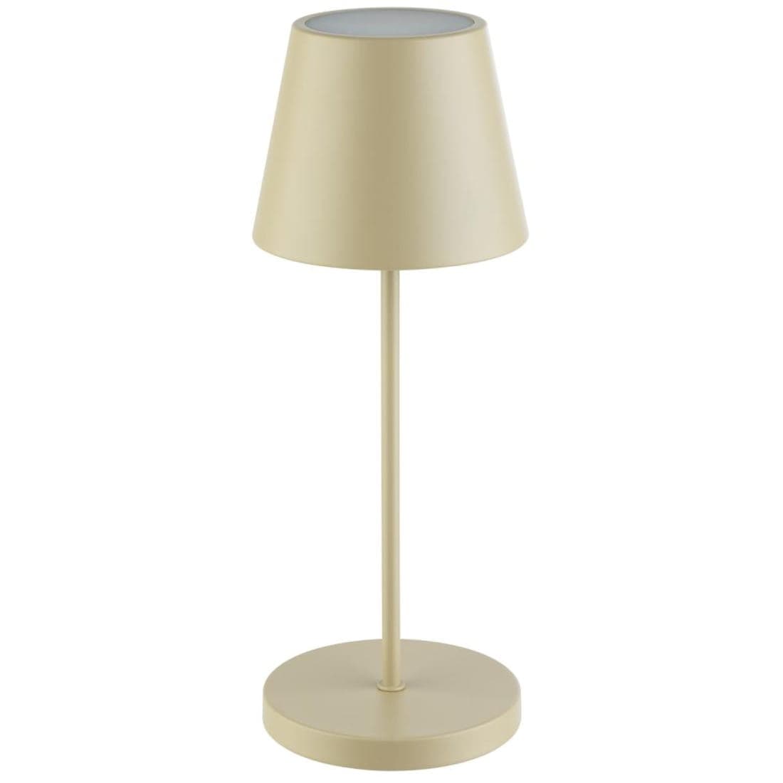 MERLE beżowa lampa stołowa LED do wielokrotnego ładowania,  Ø11 x 30,5 cm