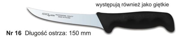  Nóż rzeźniczy POLKARS nr 16 – 150 mm 