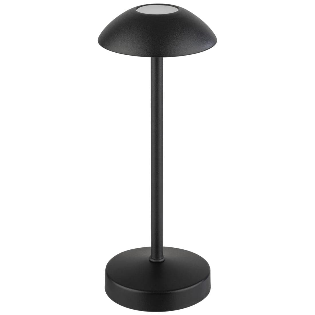 ALVA lampa stołowa LED, czarna,  z regulacją barwy światła i ściemnianiem 8 x h20 cm