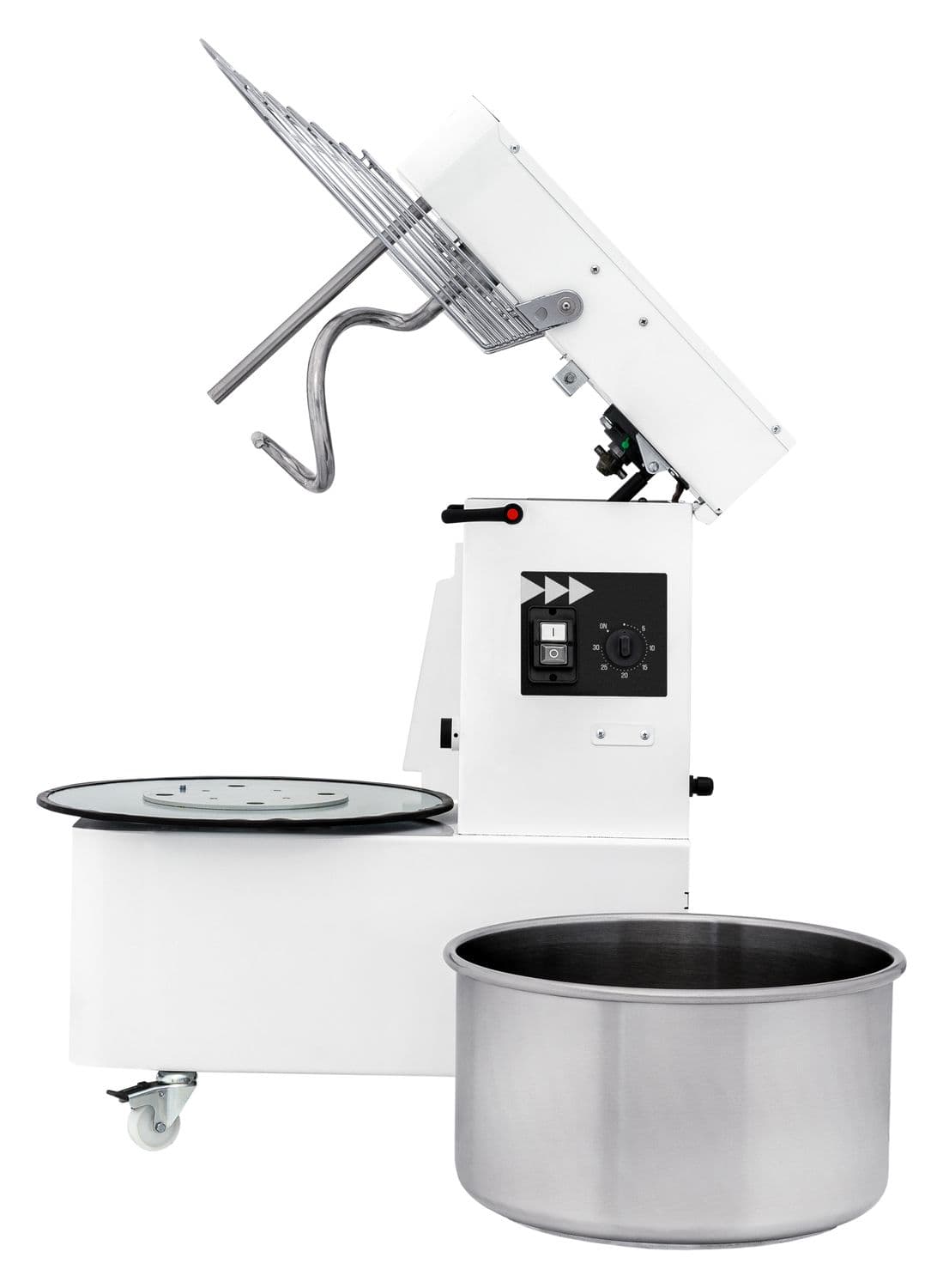 Miesiarka spiralna z wyjmowaną dzieżą o 2 prędkościach, 32 l, Prismafood, 88 kg/h, 32L, 400V/1700W, 435x750x(H)810mm