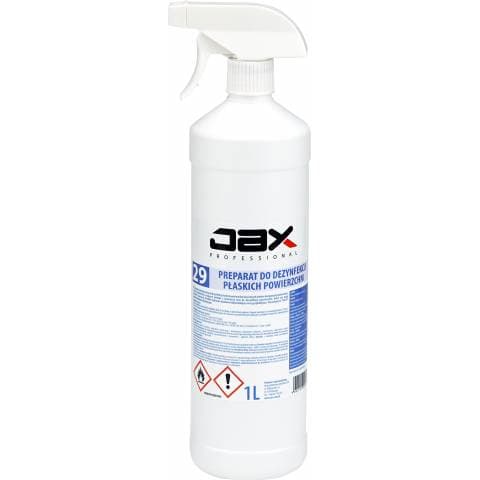 PREPARAT DO DEZYNFEKCJI PŁASKICH POWIERZCHNI JAX PROFESSIONAL 29 1l