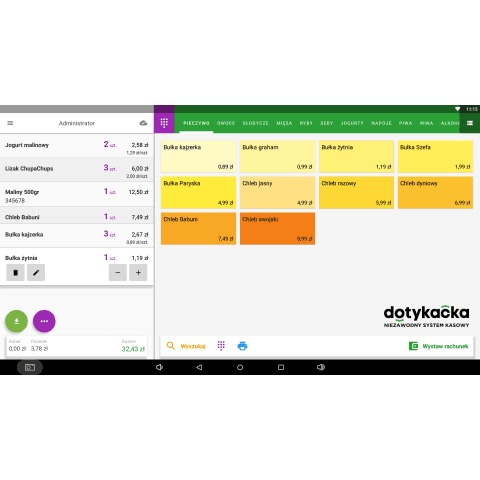 Oprogramowanie Dotykačka ŁATWO