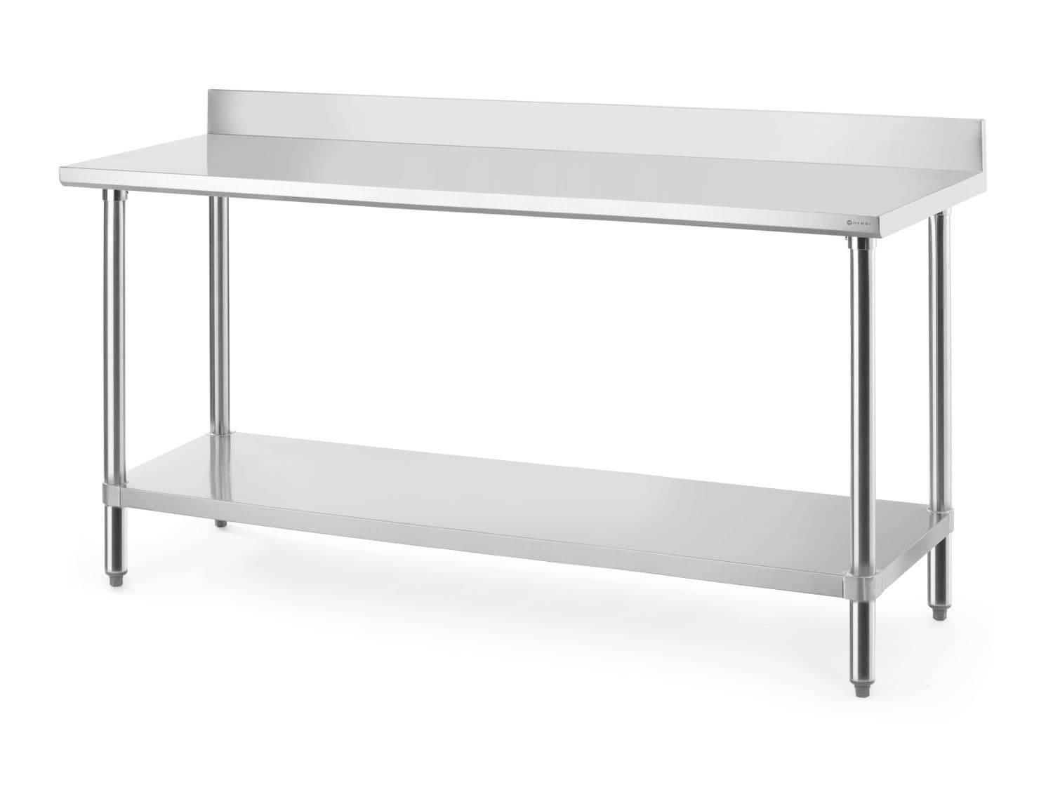 Stół przyścienny z półką HENDI Budget Line 1200x600x950mm- skręcany