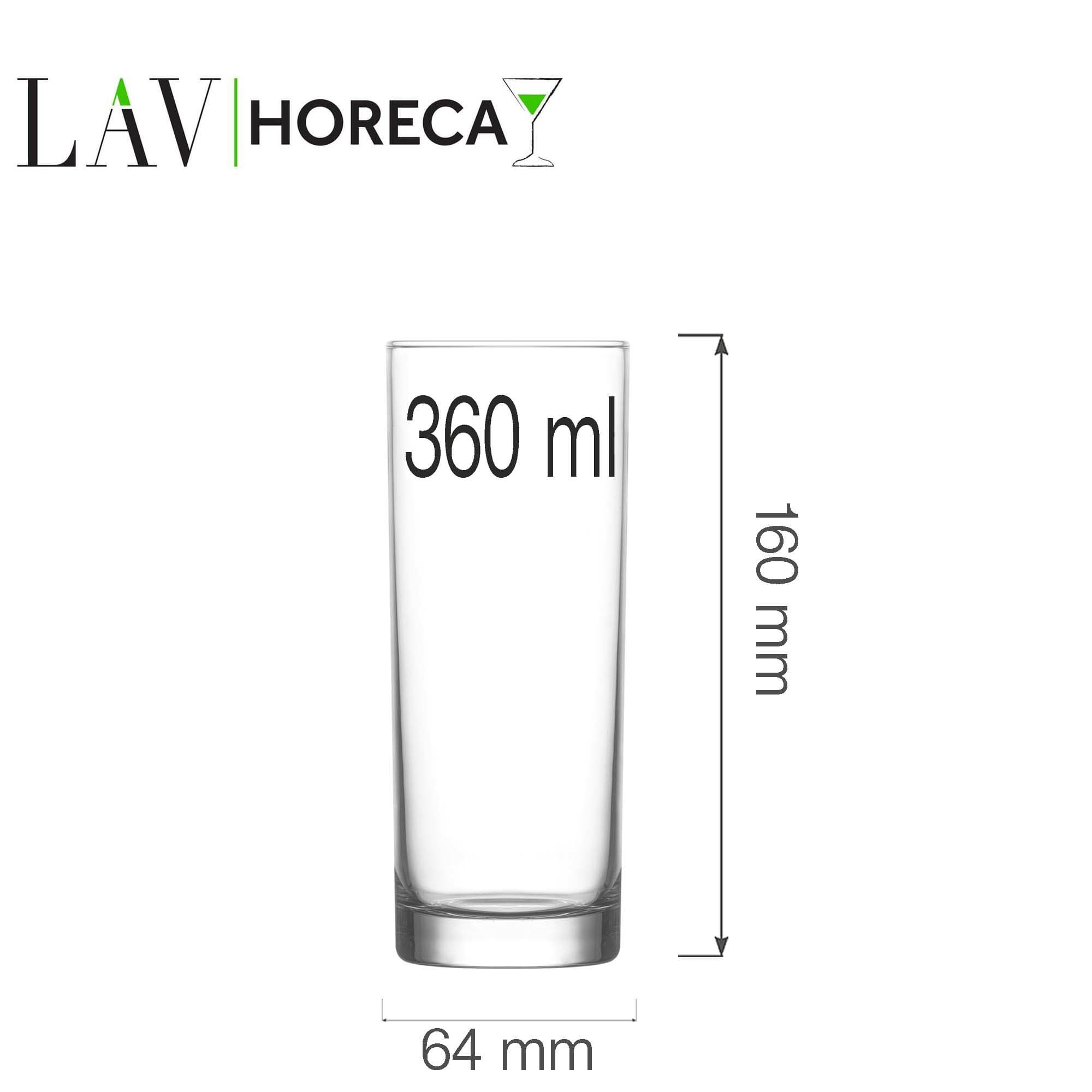 Szklanka wysoka LAV Rotterdam 360 ml