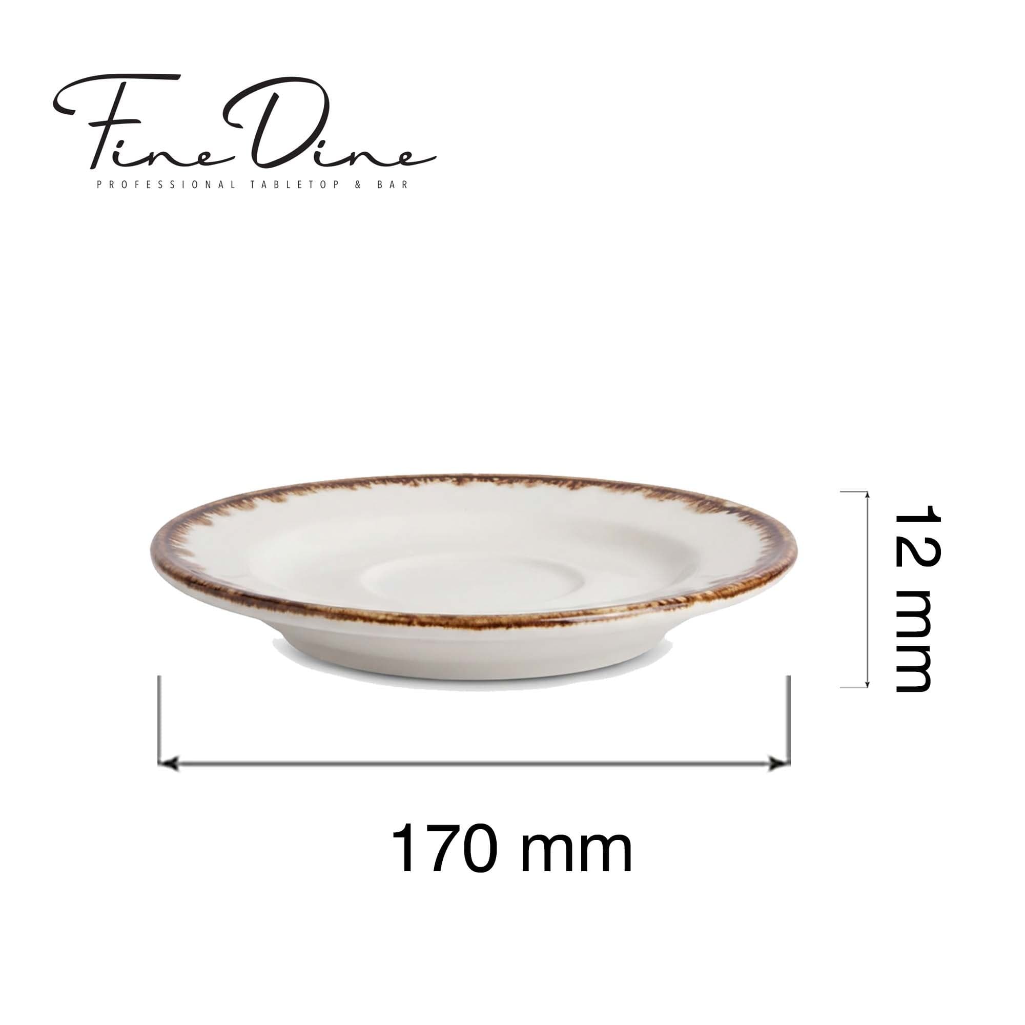 Spodek do bulionówki Fine Dine Vanilla 170mm