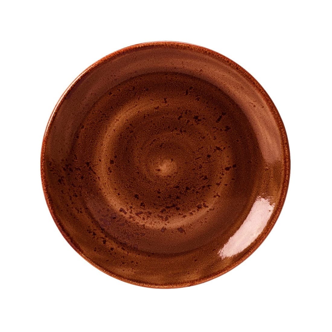 CRAFT TERRACOTTA ceglasty talerz Coupe 252 mm /24
