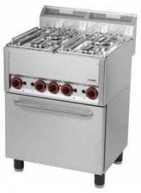 Kuchnia gazowa z piekarnikiem elektrycznym SPT-60 GL