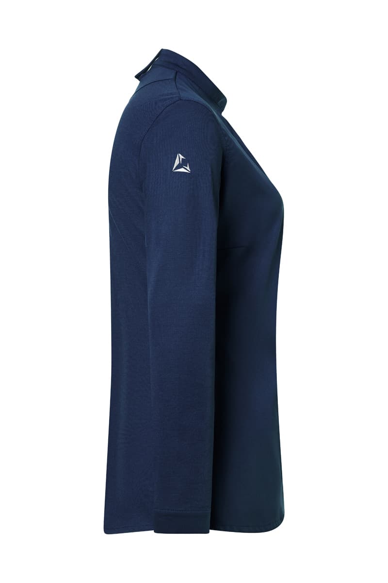 Bluza kucharska damska z długim rękawem DIAMOND CUT® Avantgarde DCJF 8/83/48 kolor stalowoniebieski