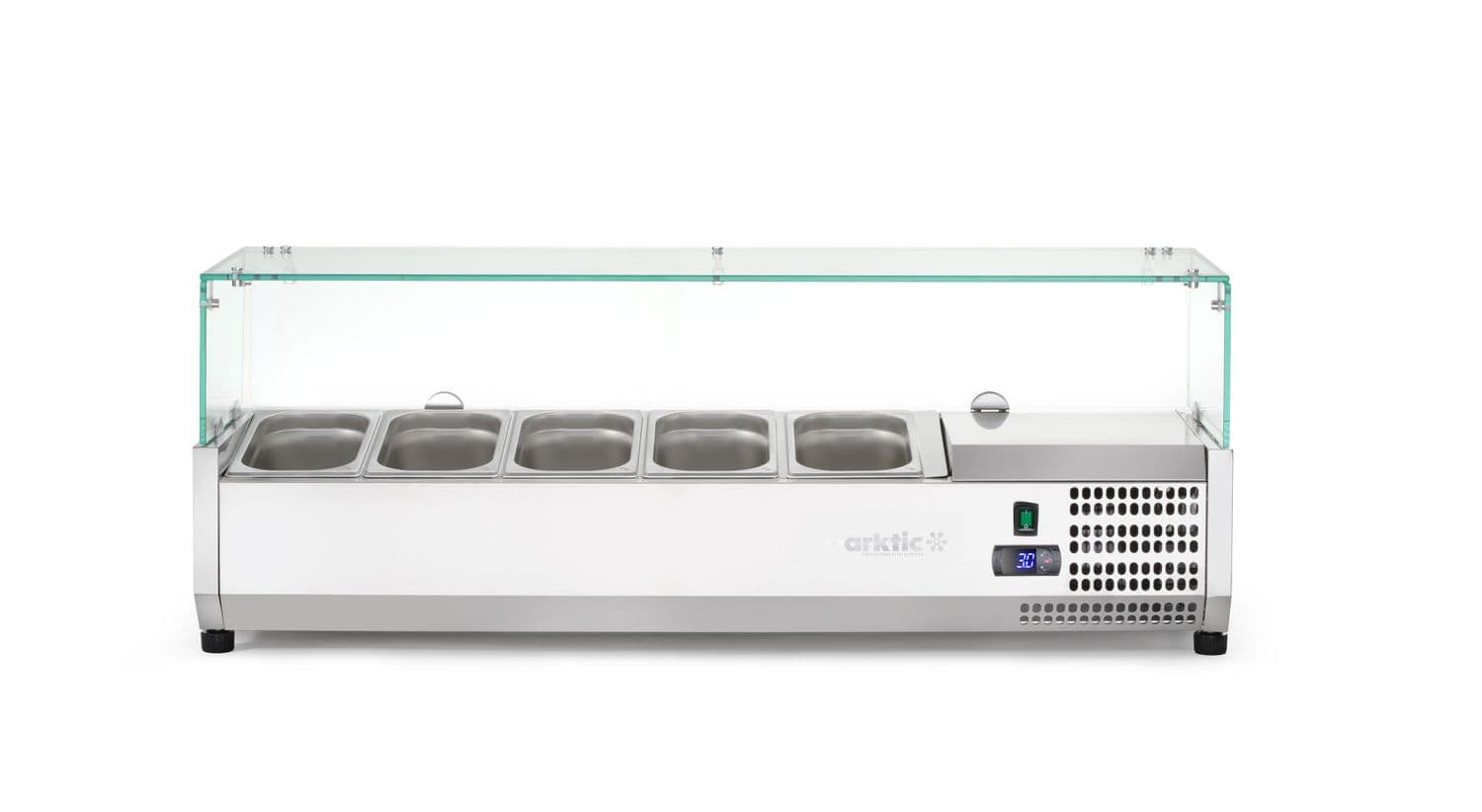 Nadstawa chłodnicza GN 1/4, Arktic, 5x GN 1/4, GN 1/4, 22,5L, 230V/180W, 335x1205x(H)460mm