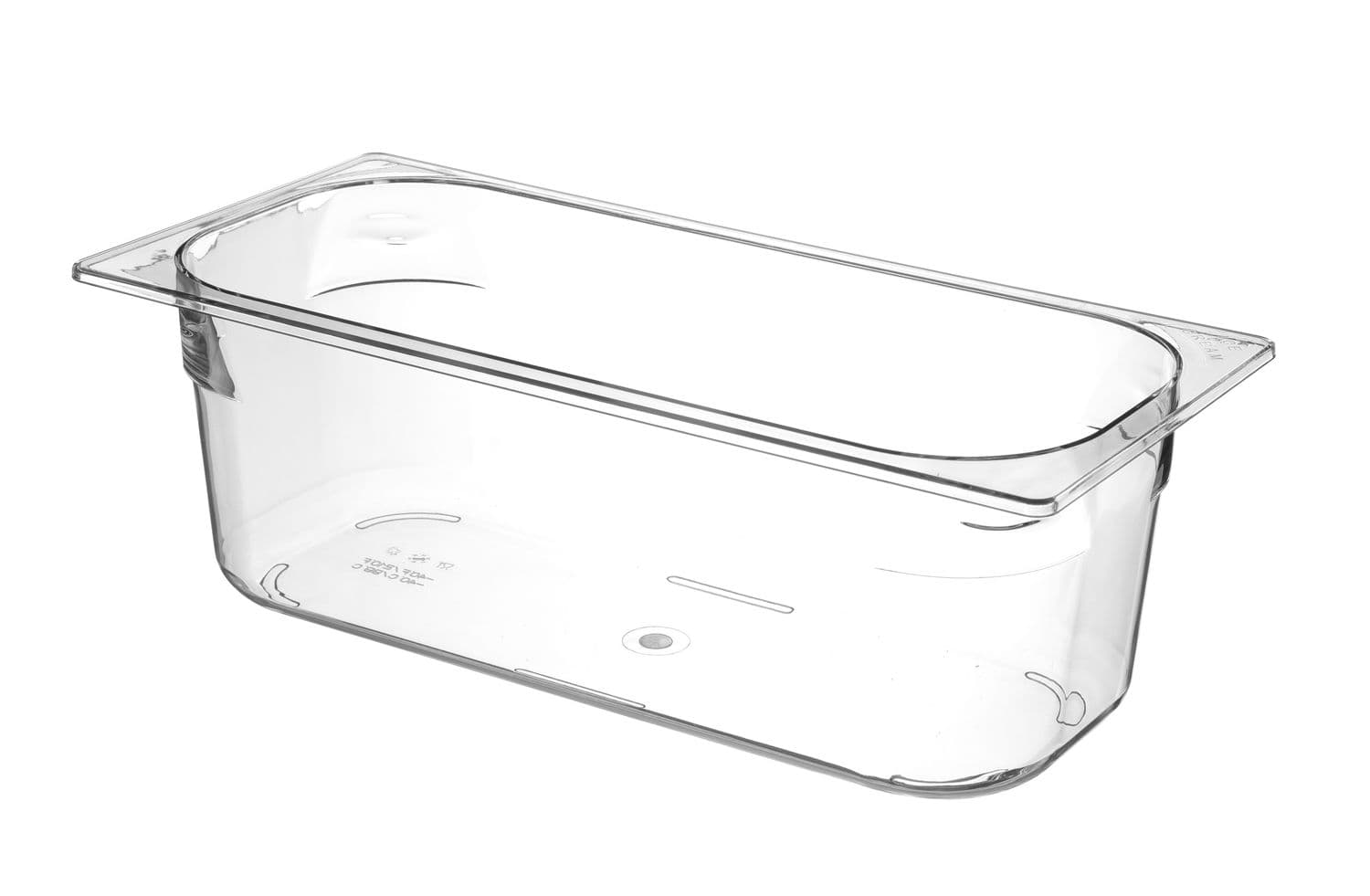 Kuweta do lodów z poliwęglanu, HENDI, 5L, transparentny, 360x165x(H)120mm