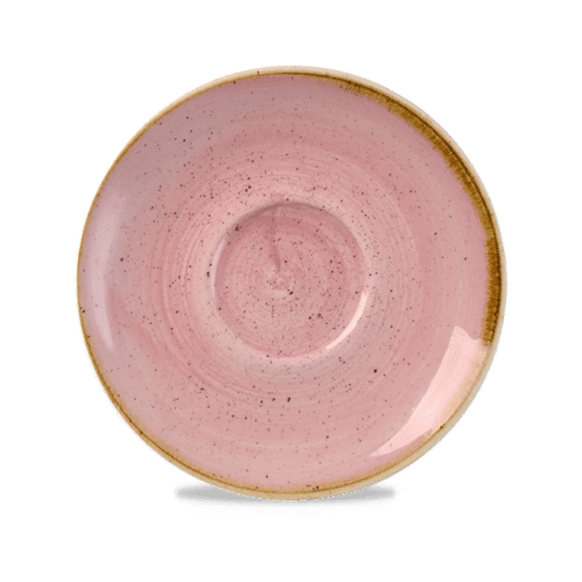 Spodek do filiżanki do kawy i herbaty Stonecast Petal Pink, 156mm