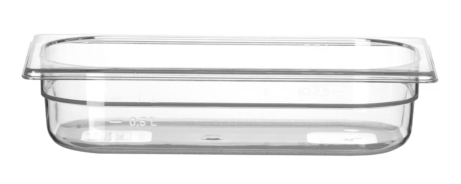 Pojemnik GN 1/2 COOL, HENDI, COOL, GN 1/2, 4L, transparentny, 325x265x(H)65mm