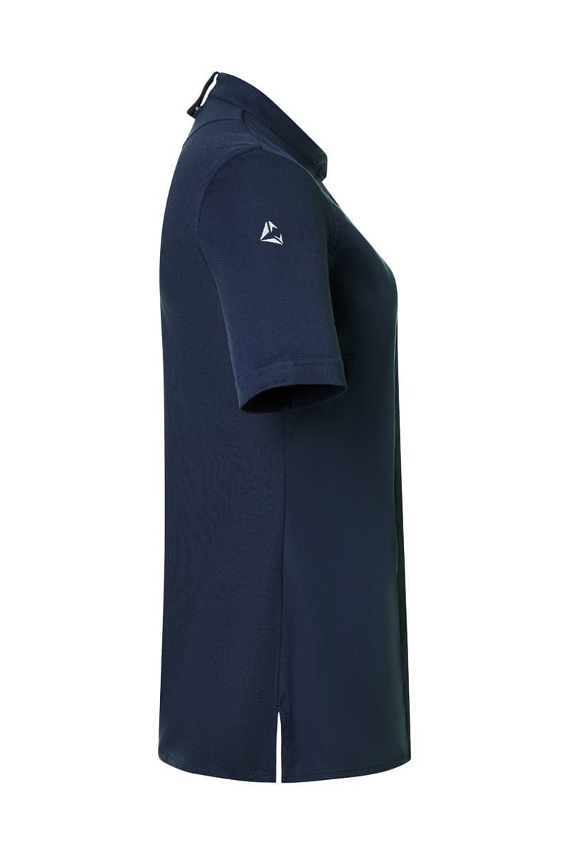 Bluza kucharska damska z krótkim rękawem DIAMOND CUT® Avantgarde DCJF 9/83/50 kolor stalowoniebieski
