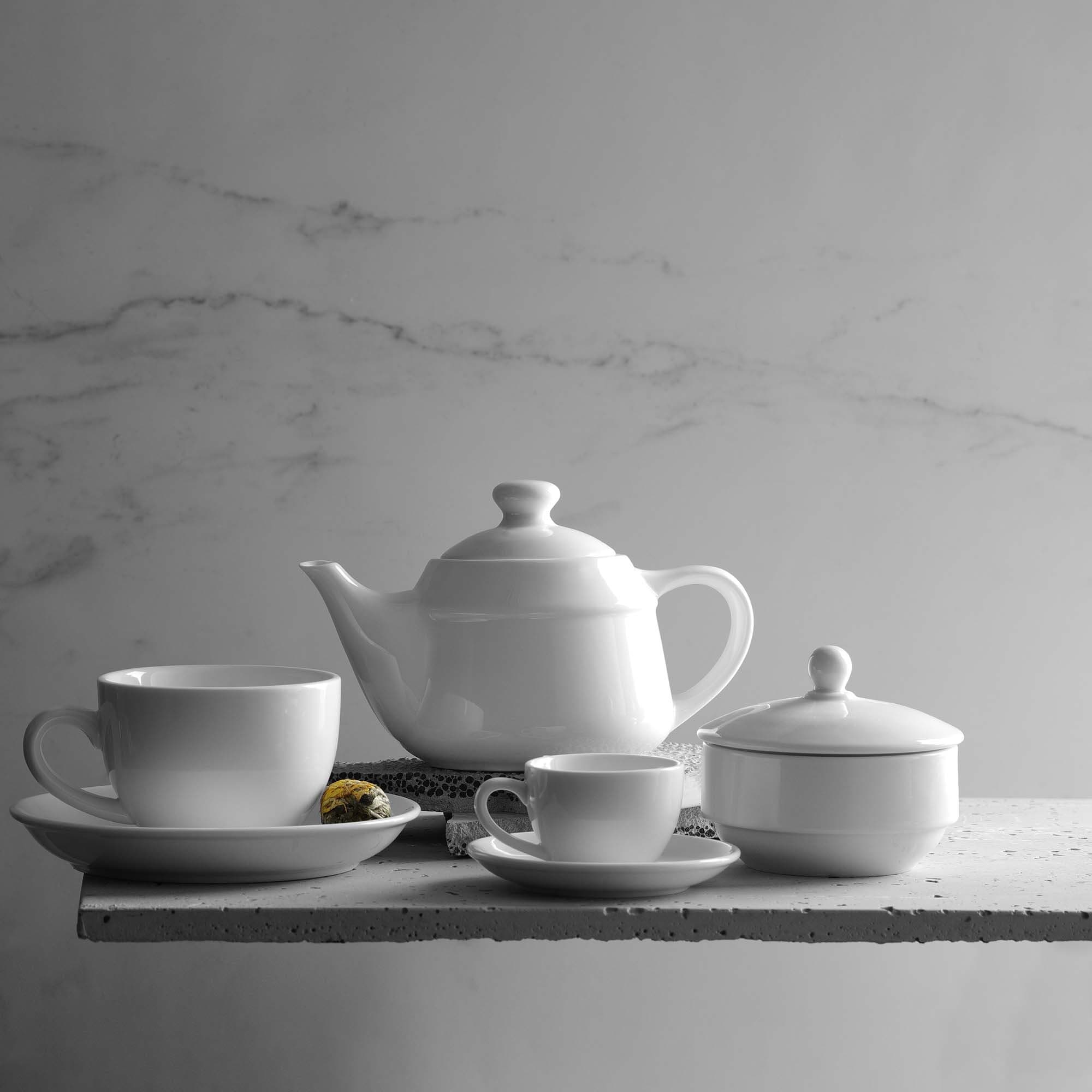 Spodek do filiżanki sztaplowalnej cappuccino Pure Bianco, 150mm