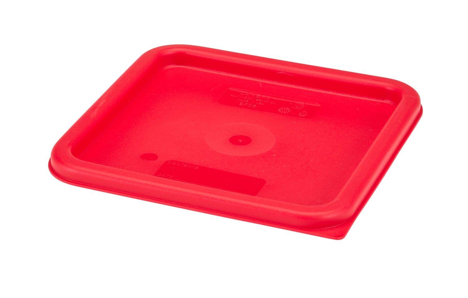 Pokrywka do pojemnika CamSquare marki CAMBRO, Cambro, do pojemnika 5,7 l oraz 7,6 l, czerwona, czerwony, 227x227x(H)16mm