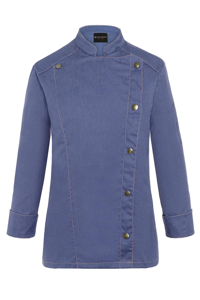 Bluza kucharska damska Jeans-Style JF 20/15/54 kolor vintage niebieski