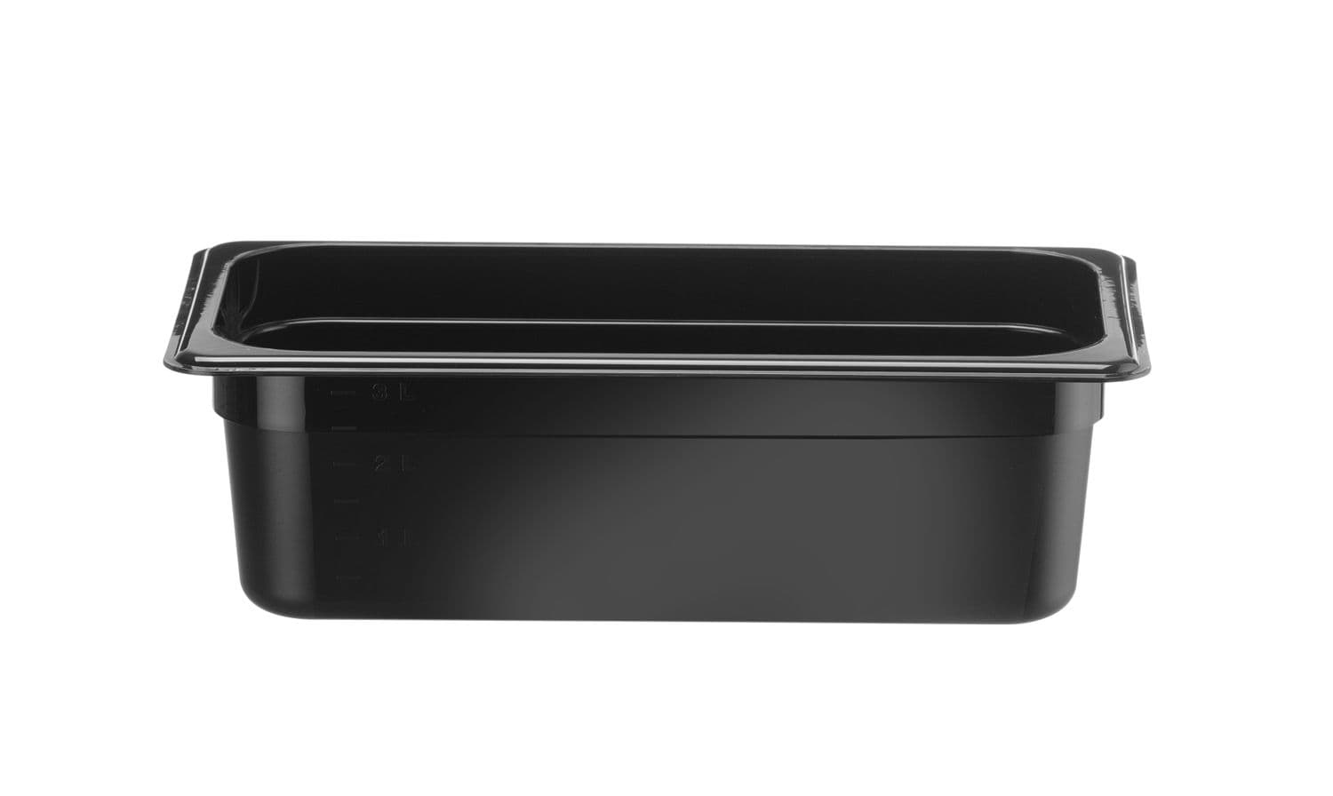 Pojemnik GN 1/3, HENDI, Kitchen Line, GN 1/3, 3,4L, czarny, 325x175x(H)100mm