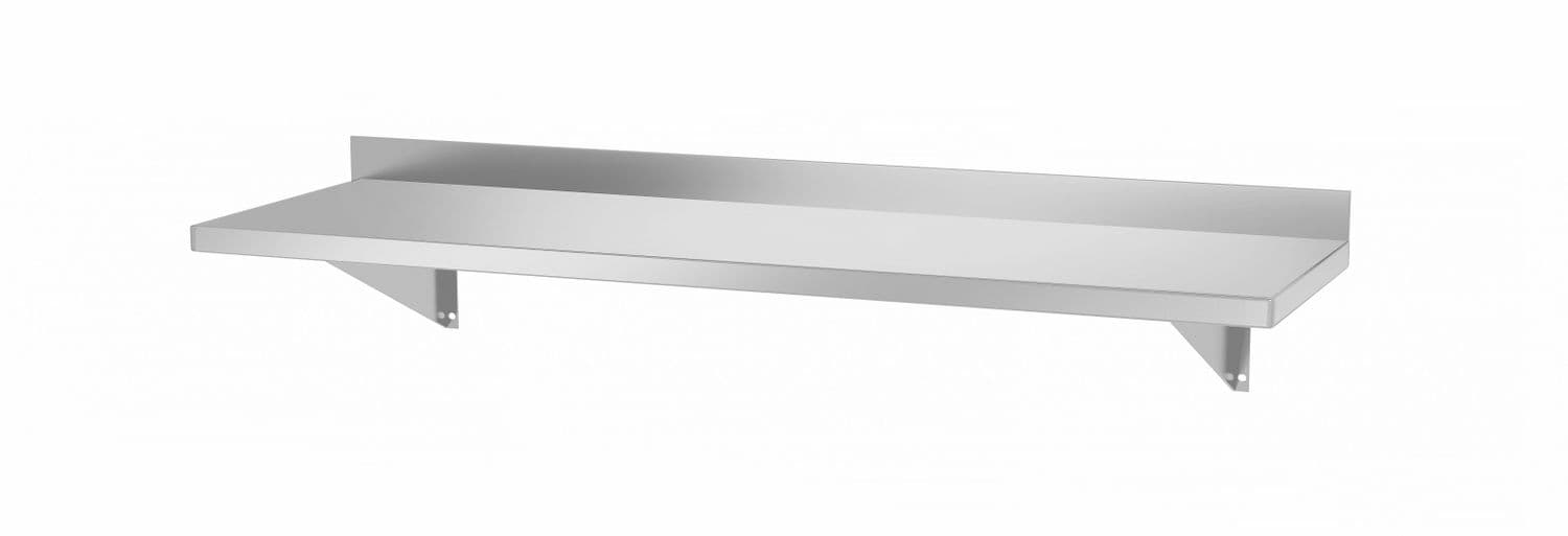 Półka wisząca, z 2 konsolami, HENDI, 1000x300x(H)250mm