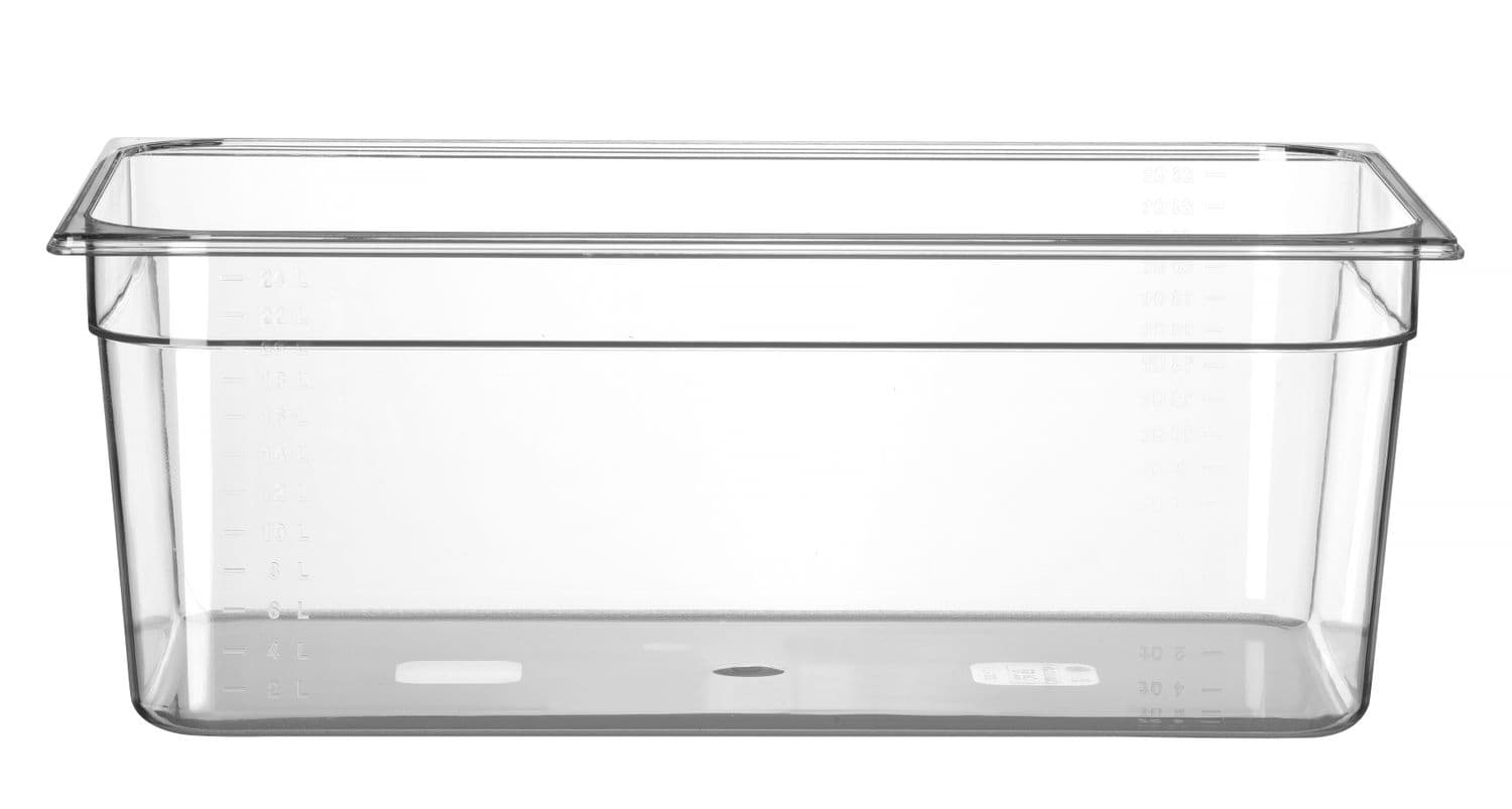 Pojemnik GN 1/1 COOL, HENDI, COOL, GN 1/1, 26,4L, transparentny, 530x325x(H)200mm