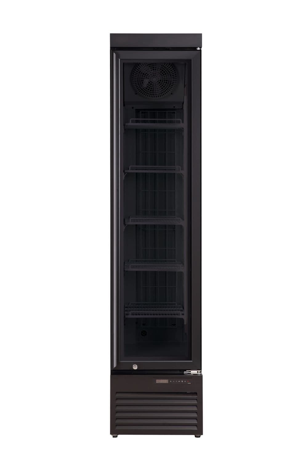 Zamrażarka ekspozycyjna SLIM, Arktic, 117L, czarny, 230V/350W, 420x600x(H)1880mm