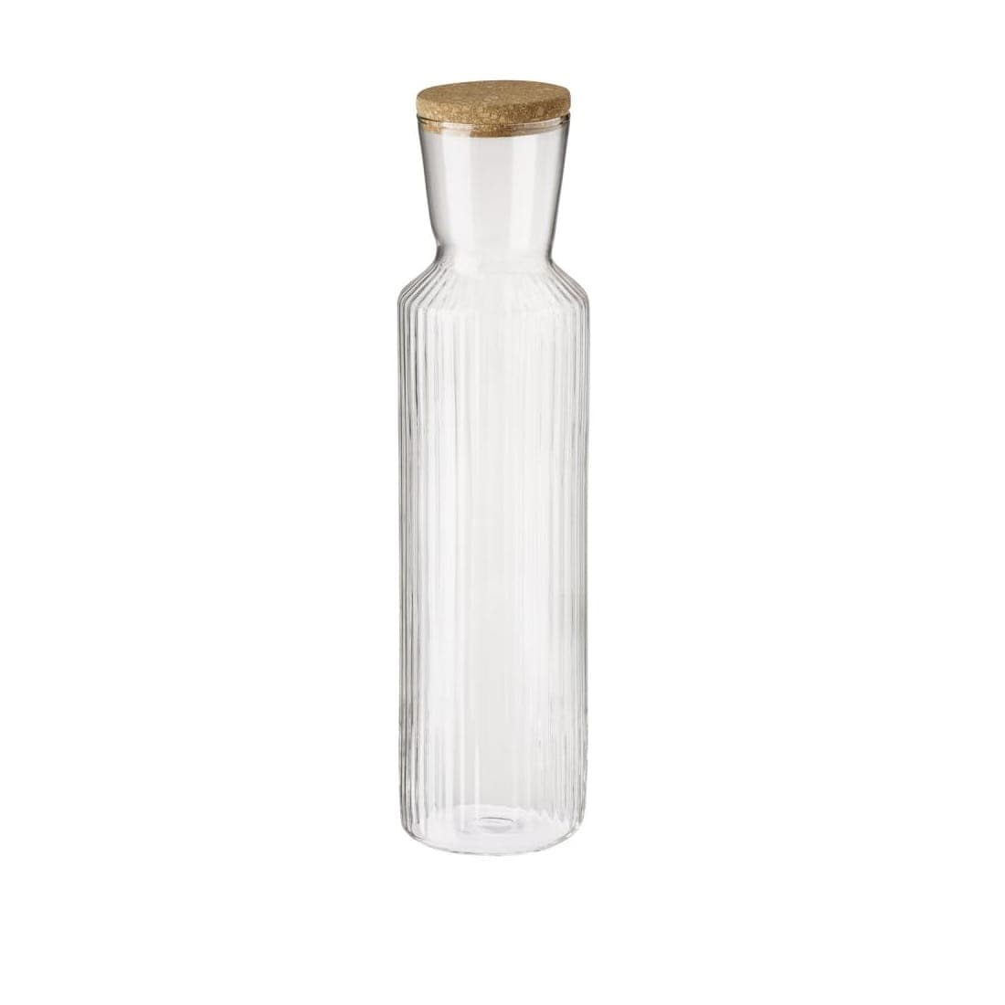VALO Lines karafka szklana z korkiem, 1,5 l, Ø9 x h35 cm