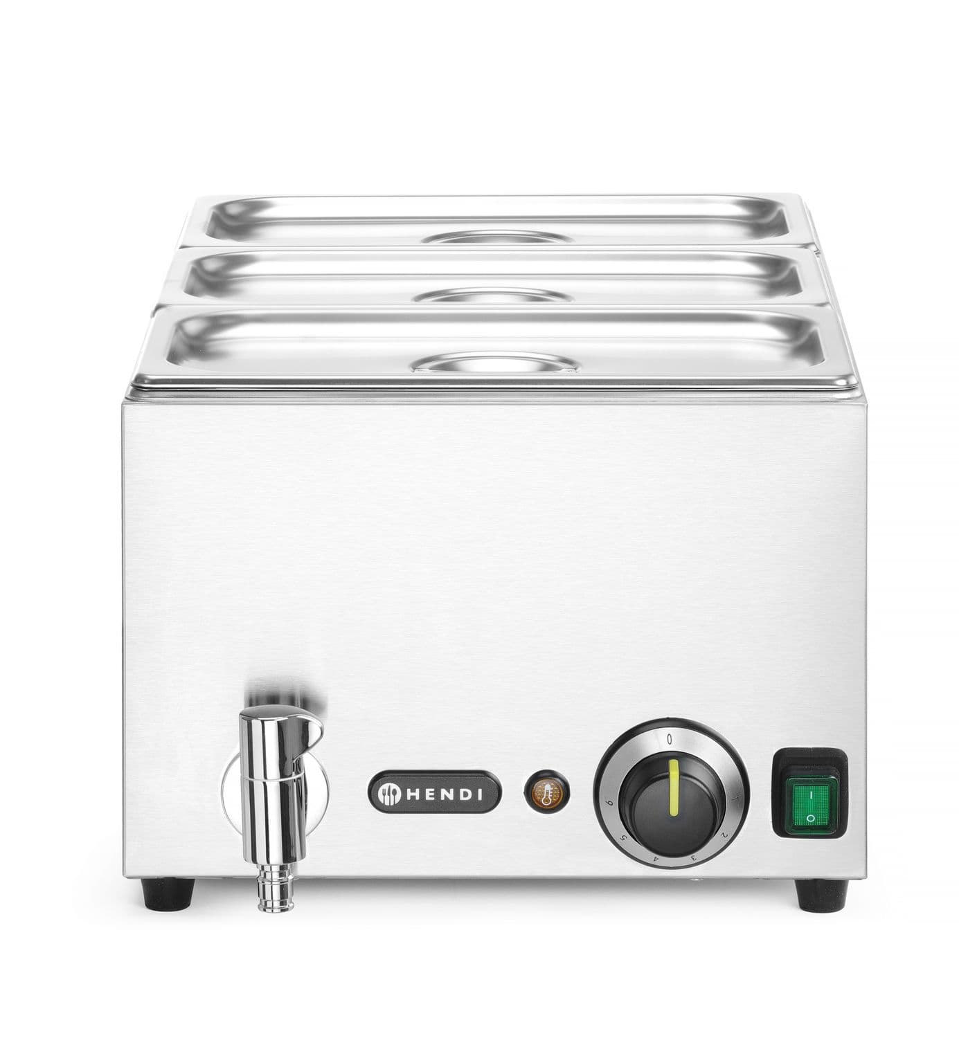 Zestaw: Bemar HENDI Ranger z kranem spustowym, HENDI, GN (H)150mm, GN 1/1, 230V/1000W, 605x332x(H)242mm