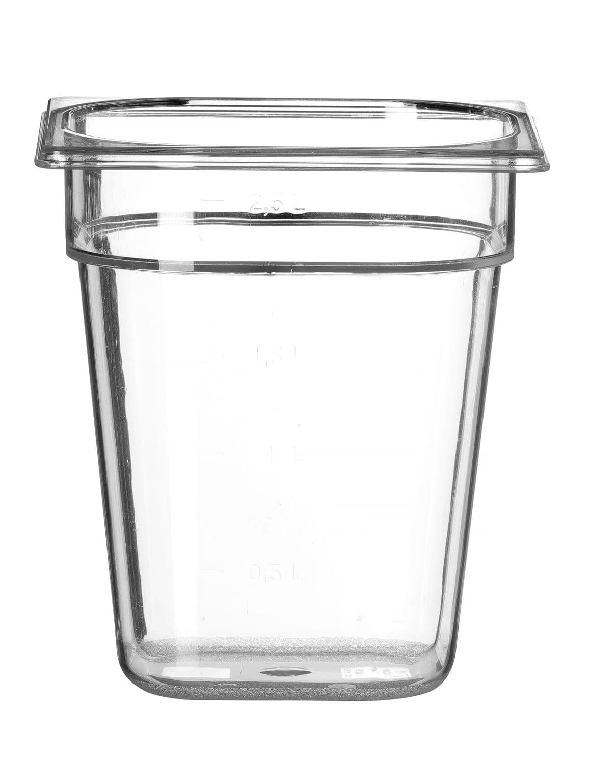 Pojemnik GN 1/6 COOL, HENDI, COOL, GN 1/6, 2,8L, transparentny, 176x162x(H)200mm