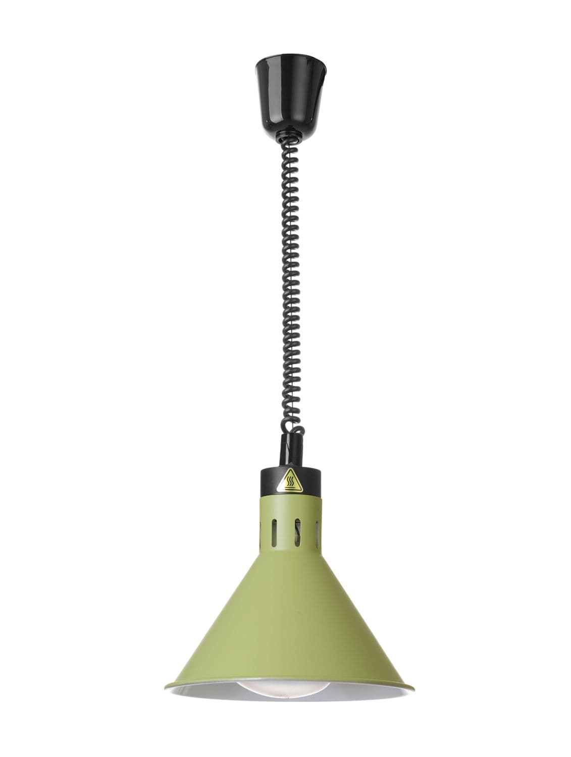 Lampa do podgrzewania potraw wisząca, stożkowa, HENDI, zielony, 230V/375W, ⌀275x(H)250mm
