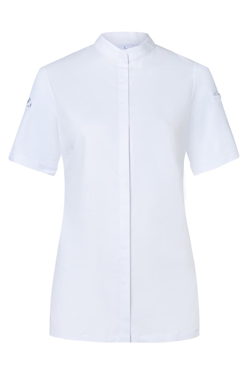 Bluza kucharska damska z krótkim rękawem DIAMOND CUT® Avantgarde DCJF 9/3/44 kolor biały