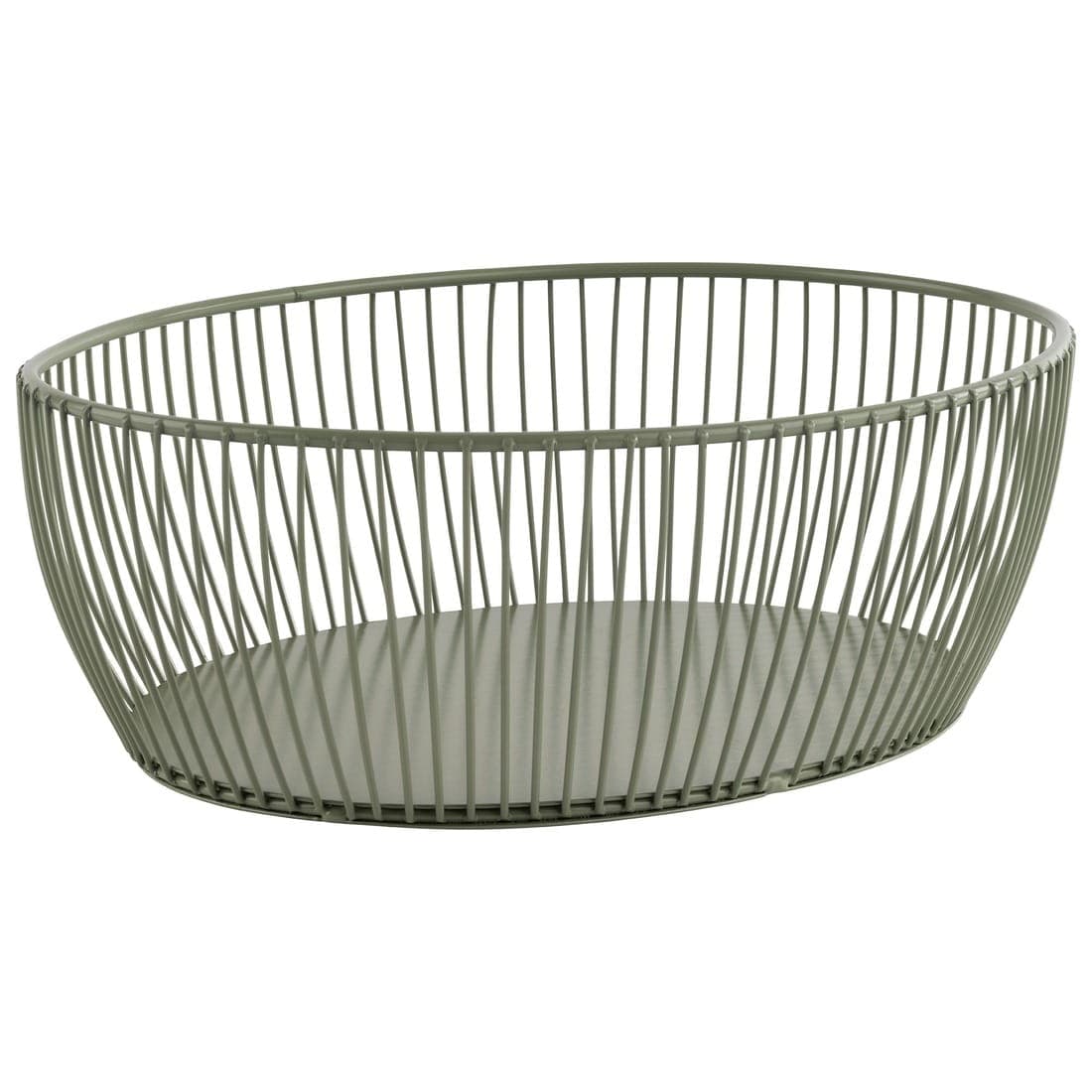 SVART oliwkowy kosz na owoce i pieczywo 24cm x 19cm x h8cm