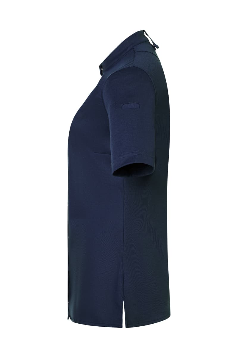Bluza kucharska damska z krótkim rękawem DIAMOND CUT® Avantgarde DCJF 9/83/48 kolor stalowoniebieski
